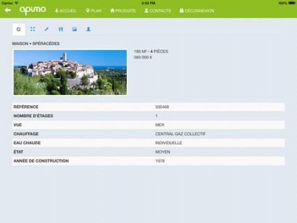 Apimo Logiciel immobilier | iPhone/iPad | Apps Française